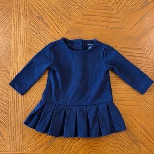 Ralph Lauren Dark Blue Pleated Dress